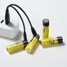 4 x Baseus PCWH000311 R6 / AA / 14500 1.5V Li-ion 1920mAh micro USB rechargeable batteries with protection