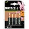 4 x Duracell Recharge R6/AA 1300 mAh rechargeable batteries (blister)