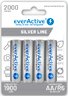 SET everActive NC-450 Black Edition Ni-MH Battery Charger + 4x everActive R6/AA Ni-MH 2000 mAh Rechargeable Batteries