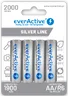 4x rechargeable everActive R6/AA Ni-MH 2000 mAh ready to use