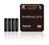 4 x Rechargeable Panasonic Eneloop PRO R03 AAA 930mAh BK-4HCDE (sliding pack)