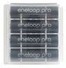 4 x akumulatorki Panasonic Eneloop PRO R6 AA 2500mAh BK-3HCDE (solidny pojemnik)