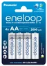 4 x Panasonic Eneloop R6 AA 2000mAh batteries BK-3MCDE/4BE (blister)
