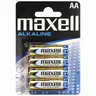 4 x Maxell Alkaline LR6/AA Alkaline Battery