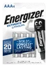 4 x Energizer L92 Ultimate Lithium R03 AAA Photo Battery