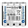 4 x everActive Pro LR03 / AAA alkaline batteries (tray)