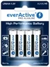 4 x everActive Pro LR6/AA alkaline batteries (blister)