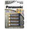 Baterie AA LR6 alkaliczne Panasonic pakowane po 4 sztuki blister