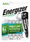 4 x Energizer R03/AAA Ni-MH 800mAh Extreme Rechargeable Batteries