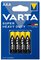 4 x Varta Superlife R03 AAA Zinc-carbon battery (blister)