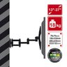 4W Uchwyt LCD 13"-37" VESA 75/100/200 udźwig 18kg trójramienny uchylny 90st obrotowy 270st (06820)