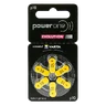 6 x Power One Evolution Varta 10 hearing aid batteries