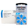 6 x Rayovac Extra 675 Hearing Aid Batteries