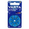 6 x Varta 675 hearing aid batteries