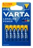 6 x Varta Longlife Power LR03/AAA 4903 (High Energy) batteries