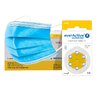 60 x baterie do aparatów słuchowych everActive ULTRASONIC 10 + 3x jednorazowa maseczka 3-warstwowa chirurgiczna 60 x baterie do aparatów słuchowych everActive ULTRASONIC 10 + 3x jednorazowa maseczka 3-warstwowa chirurgiczna
