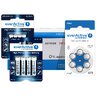 60 x baterie do aparatów słuchowych everActive ULTRASONIC 675 + 4szt LR6 / AA + 4szt LR03 / AAA everActive Pro Alkaline