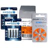 60 x baterie do aparatów słuchowych Power One Varta 13 + 4szt LR6 / AA + 4szt LR03 / AAA everActive Pro Alkaline