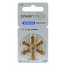 60 x Power One Varta 312 hearing aid batteries