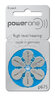 60 x baterie do aparatów słuchowych Power One Varta 675
