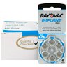 60 x Rayovac 675 IMPLANT PRO+ hearing aid batteries