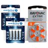 60 x baterie do aparatów słuchowych Rayovac Extra 13 + 4szt LR6 / AA + 4szt LR03 / AAA everActive Pro Alkaline 60 x baterie do aparatów słuchowych Rayovac Extra 13 + 4szt LR6 / AA + 4szt LR03 / AAA everActive Pro Alkaline