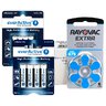 60 x baterie do aparatów słuchowych Rayovac Extra 675 + 4szt LR6 / AA + 4szt LR03 / AAA everActive Pro Alkaline 60 x baterie do aparatów słuchowych Rayovac Extra 675 + 4szt LR6 / AA + 4szt LR03 / AAA everActive Pro Alkaline