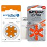 60 x baterie do aparatów słuchowych Rayovac Extra Advanced 13 + 6 x everActive ULTRASONIC 13 60 x baterie do aparatów słuchowych Rayovac Extra Advanced 13 + 6 x everActive ULTRASONIC 13