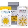 60 x baterie do aparatów słuchowych Signia 10 + 6 x everActive ULTRASONIC 10