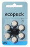 60x baterie do aparatów słuchowych ecopack Varta 675 60x baterie do aparatów słuchowych ecopack Varta 675