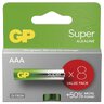 8 x GP Super Alkaline G-TECH AAA / LR03 Alkaline Battery