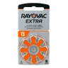 8 x Rayovac Extra 13 hearing aid batteries