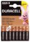 8 x Duracell Duralock C&B LR03 AAA alkaline battery (blister)