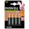 4 x Duracell Recharge R6/AA 1300 mAh rechargeable batteries (blister)