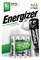 4 x Energizer R03/AAA Ni-MH 800mAh Extreme Rechargeable Batteries