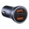 Baseus CCJD-A0G 40W fast car charger with two USB SCP Quick Charge 3.0 ports