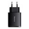 Baseus Compact CCXJ-E01 30W fast wall charger with two USB QC3.0 and USB-C PD 3.0 ports