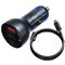 Baseus TZCCKX-0G 65W fast car charger with USB QC3.0 and USB-C PD 3.0 PPS socket