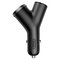 Baseus Y Type BSC-C16N CCALL-YX01 3.4A car charger with two USB ports and cigarette lighter socket