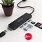 SD / microSD card reader + HUB 3x USB 3.1 UNITEK H1108A