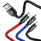 3-in-1 USB cable - USB-C, Lightning, micro USB 120cm Baseus CAMLT-BSY01 to 3.5A