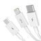 3in1 USB to USB-C, Lightning, micro USB 150cm Baseus CAMLTYS-02 to 3.5A cable