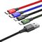 Cable USB cable 4in1 - 2x USB-C, Lightning, micro USB 120cm Baseus Rapid CA1T4-B01 to 3.5A