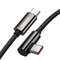 Cable USB-C PD 2.0 angled 200cm Baseus CATCS-A01 Quick Charge 3.0 5A with support for fast charging 100W