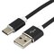 USB silicone cable - USB-C / Type-C everActive CBS-1.5CB 150cm with support for fast charging up to 3A black