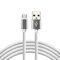 USB Silicone Cable-Micro USB everActive CBS-1MW 100cm with support for fast charging up to 2, 4A White
