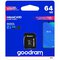 GOODRAM microSDXC Memory Card 64GB Class 10 UHS-I + SD Adapter