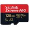 SanDisk microSD (microSDXC) 128GB Extreme PRO 200MBs / 90MB/s UHS-I U3 V30 A2 memory card