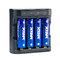 Charger for AA / AAA Li-ion 1.5V / NiMH Xtar L4 + Xtar R6 / AA 1.5V Li-ion 2500mAh battery - 4 pieces