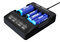 Charger for 18650 Xtar VP4C li-ion cylindrical batteries